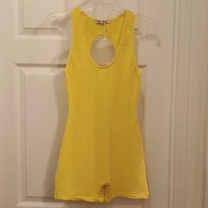 ZARA Yellow Jumpsuit